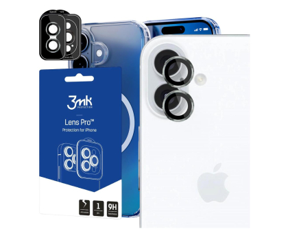 Szkło i folia ochronna 3MK Lens Protection Pro do iPhone 16 /16 Plus Green 5903108588522